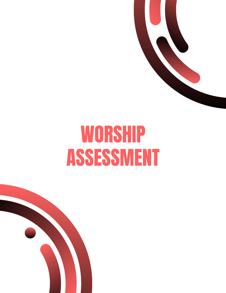 Worship Assessment