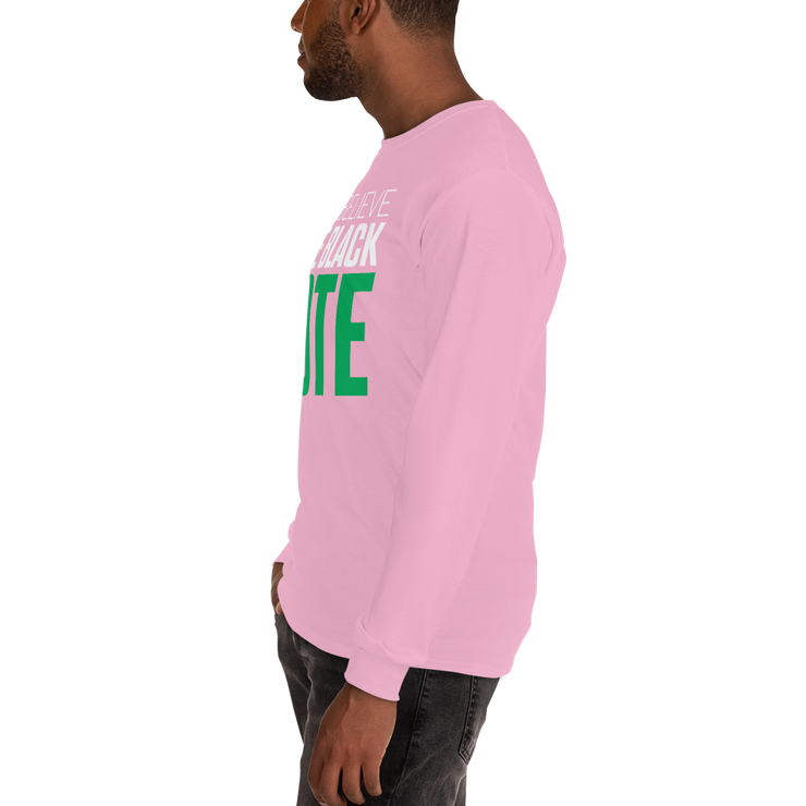 Long Sleeve Tee- I STILL BELIEVE IN THE BLACK VOTE ™ (Pink)