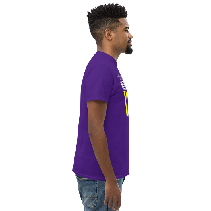 Short Sleeve Tee- I STILL BELIEVE IN THE BLACK VOTE ™ (Purple)