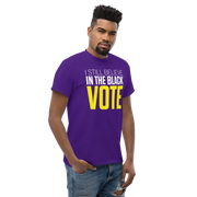 Short Sleeve Tee- I STILL BELIEVE IN THE BLACK VOTE ™ (Purple)