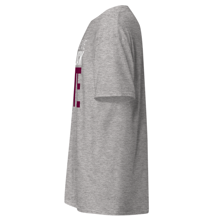 Short Sleeve Tee- I STILL BELIEVE IN THE BLACK VOTE ™ (Grey)