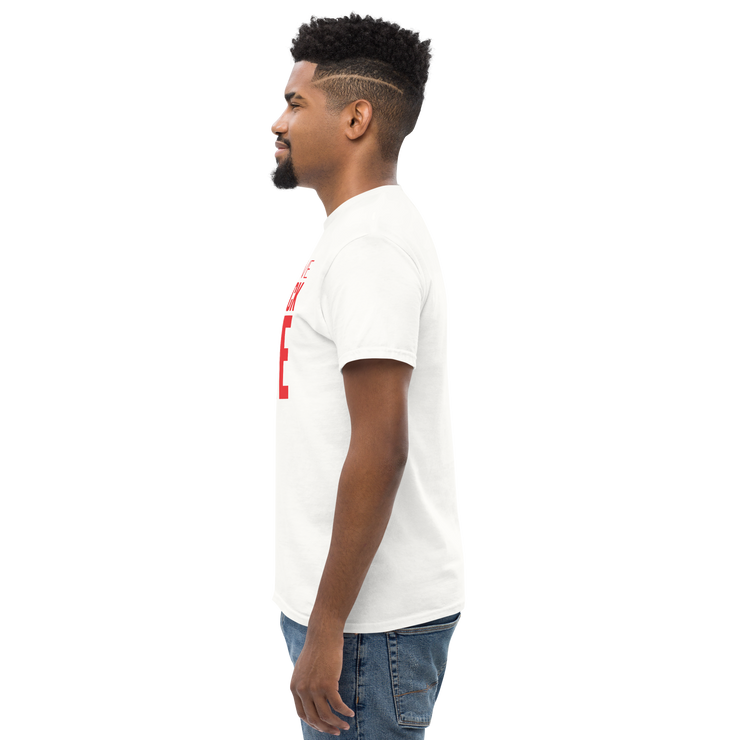 Short Sleeve Tee- I STILL BELIEVE IN THE BLACK VOTE ™ (Red & White)