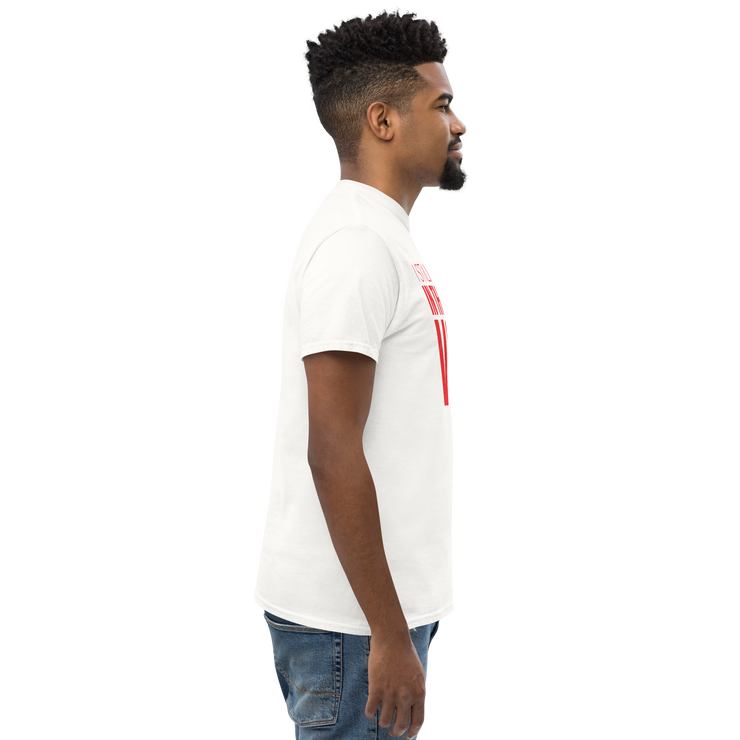 Short Sleeve Tee- I STILL BELIEVE IN THE BLACK VOTE ™ (Red & White)