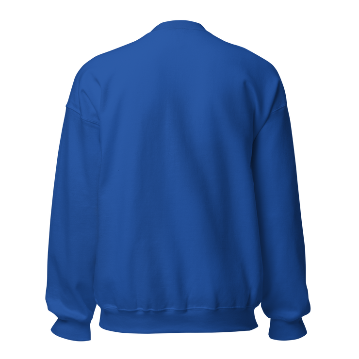 Crewneck Sweatshirt-I STILL BELIEVE IN THE BLACK VOTE ™ (White & Blue Royal)