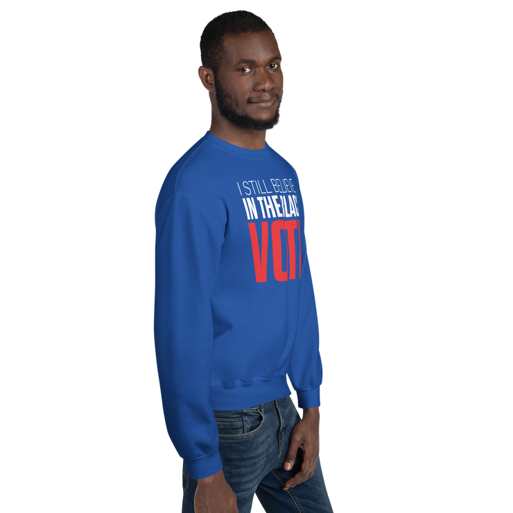 Crewneck Sweatshirt-I STILL BELIEVE IN THE BLACK VOTE ™ (Blue Royal)