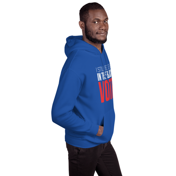 Hoodie-I STILL BELIEVE IN THE BLACK VOTE ™ (Blue Royal)