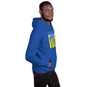 Hoodie-I STILL BELIEVE IN THE BLACK VOTE ™ (Royal Blue & Yellow)