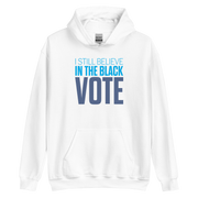 Long Sleeve Tee- I STILL BELIEVE IN THE BLACK VOTE ™ (Blue & White)