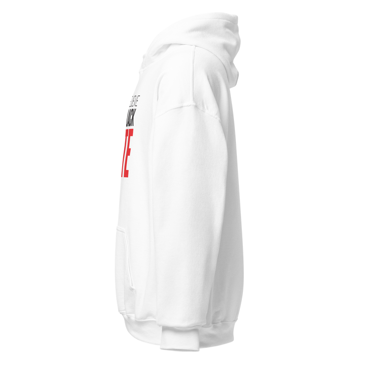 Hoodie-I STILL BELIEVE IN THE BLACK VOTE ™ (Red & White)