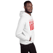 Hoodie-I STILL BELIEVE IN THE BLACK VOTE ™ (Red & White)