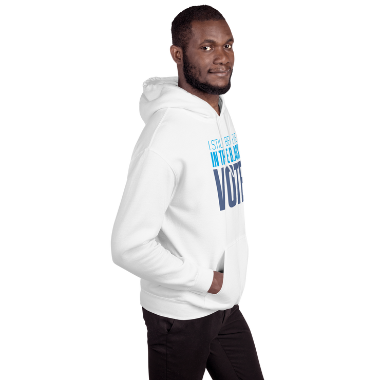 Long Sleeve Tee- I STILL BELIEVE IN THE BLACK VOTE ™ (Blue & White)