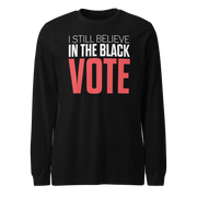 Short Sleeve Tee- I STILL BELIEVE IN THE BLACK VOTE ™ (Red & White)
