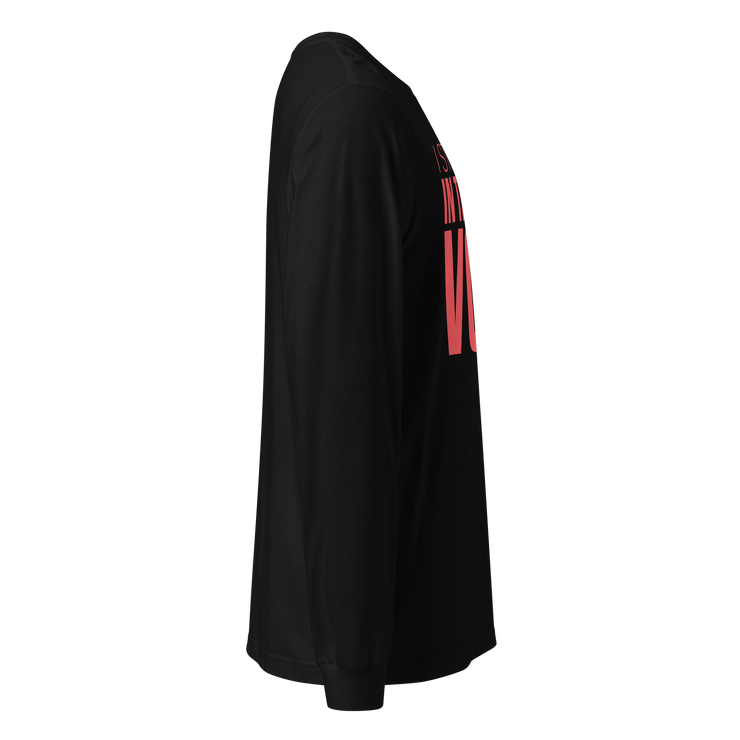 Long Sleeve Tee- I STILL BELIEVE IN THE BLACK VOTE ™ (Red & Black)