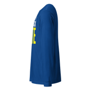 Long Sleeve Tee- I STILL BELIEVE IN THE BLACK VOTE ™ (Royal Blue & Yellow)