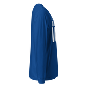 Long Sleeve Tee- I STILL BELIEVE IN THE BLACK VOTE ™ (White & Blue Royal)
