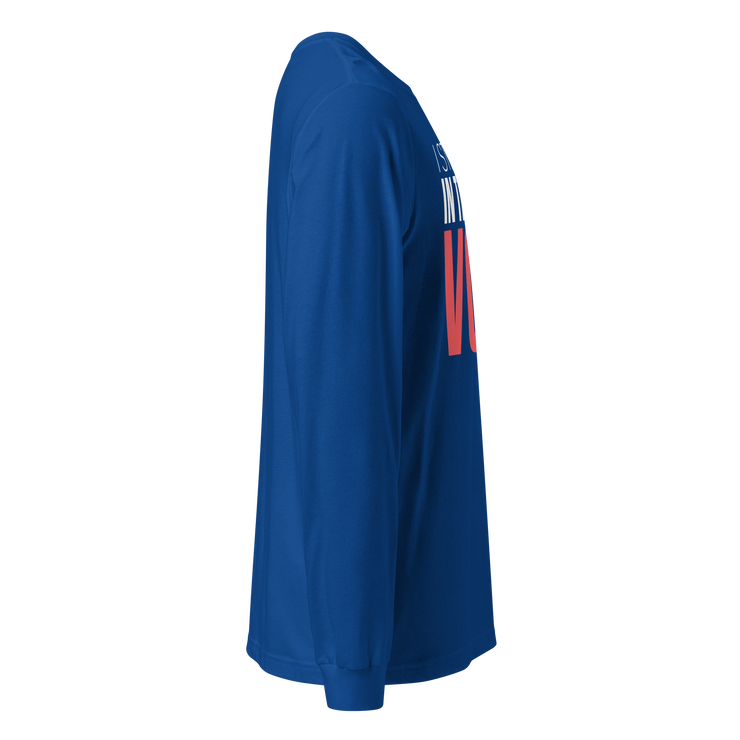 Long Sleeve Tee- I STILL BELIEVE IN THE BLACK VOTE ™ (Blue Royal)