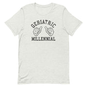 Geriatric Millennial w/ Hands Unisex t-shirt - Black